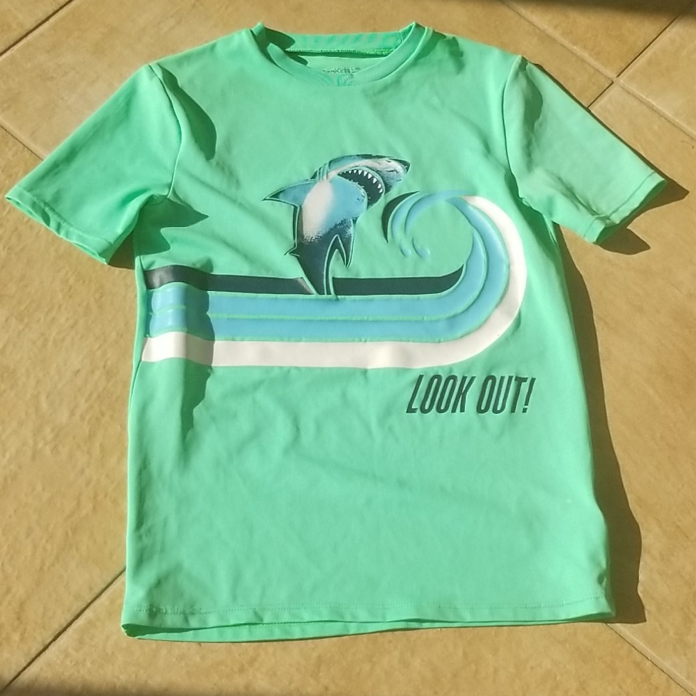 GAP mint green rash guard large 10